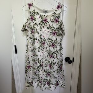 Signature White Floral Dress